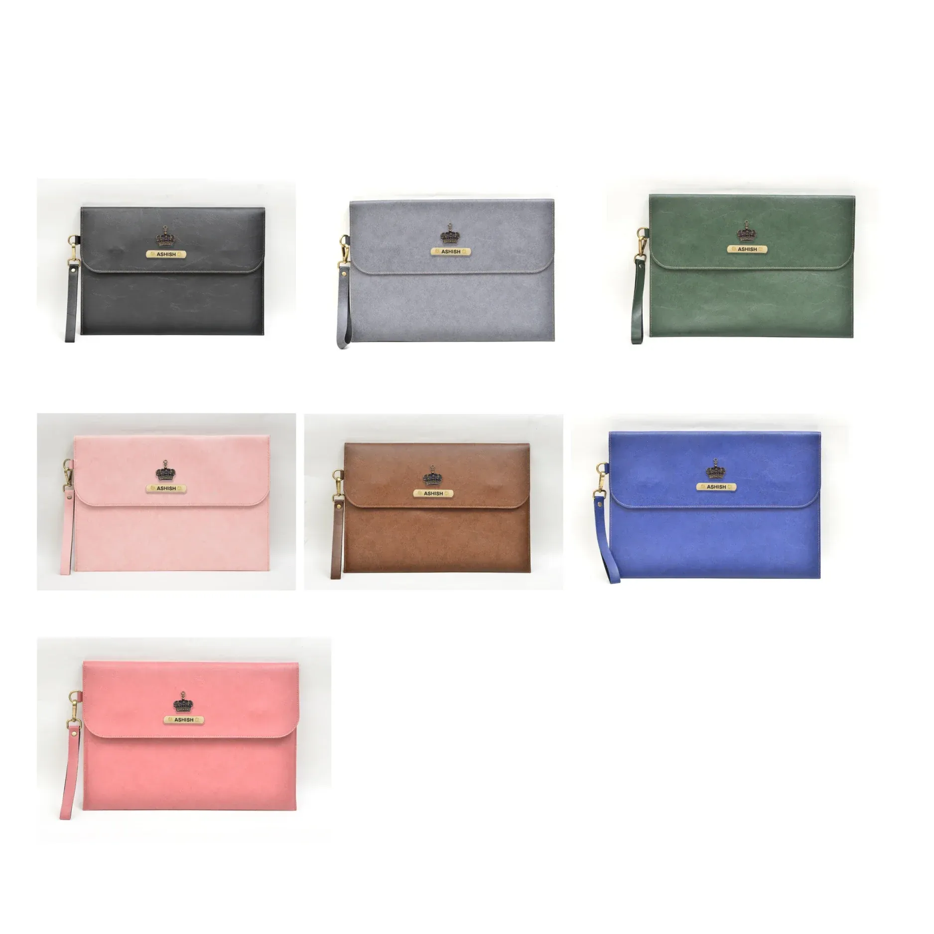 Classy Leather Customized Laptop or Macbook bag/ Sleeve  13.5 inches - Tan